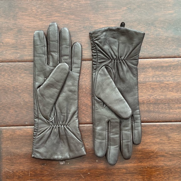Chocolate Brown Leather Gloves (Pair) with Thinsulate Lining Size Large - Picture 2 of 7